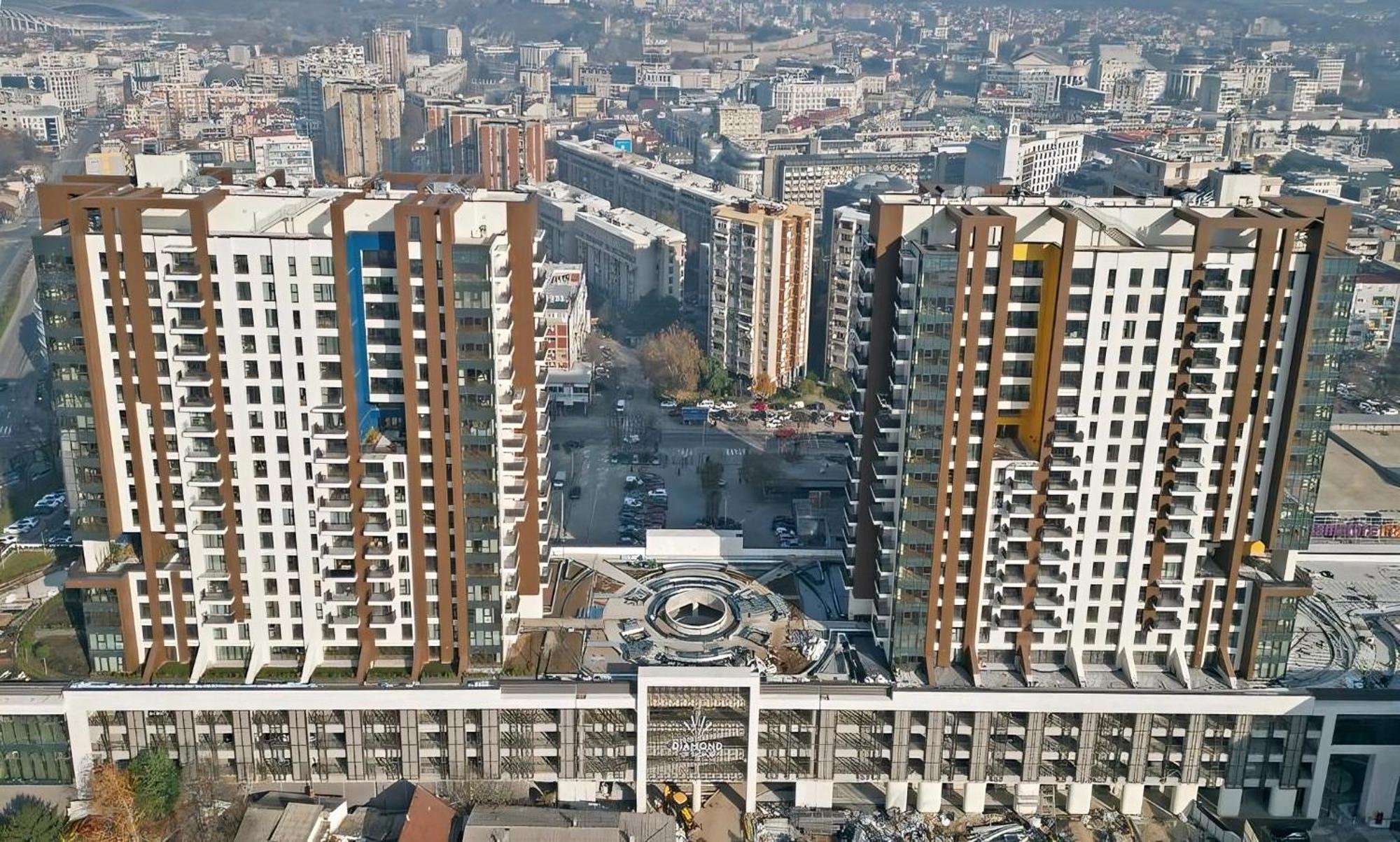 Diamond Residences 10Th Fl. Lux Apt. W/ City View Σκόπια Εξωτερικό φωτογραφία